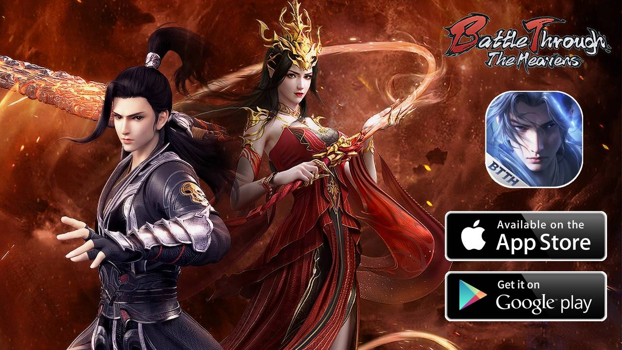 Battle Through the Heavens - Пробую мобильную новинку по аниме "Расколотой битвой синева небес" смотреть онлайн