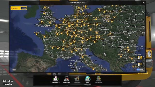 Euro Truck Simulator 2 1.36 - ROS Haritası ile büyük kombo - Big combo with ROS 7.7 смотреть онлайн