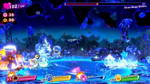 Kirby Star Allies - Secret Final Boss & Secret Ending (Unlocking Mage Sisters)