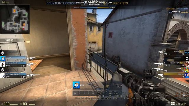 CS:GO: M4A4 ACE! Game sense on point смотреть онлайн