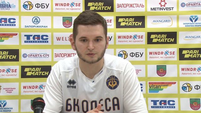 После матча с БК "Запорожье": комментарий Кирилла Марченко, 03.12.2021 смотреть онлайн