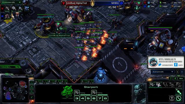[UniBus]AlphaTrot (T) VS MrWin (Z) -- Starcraft 2 [LAGTV] смотреть онлайн