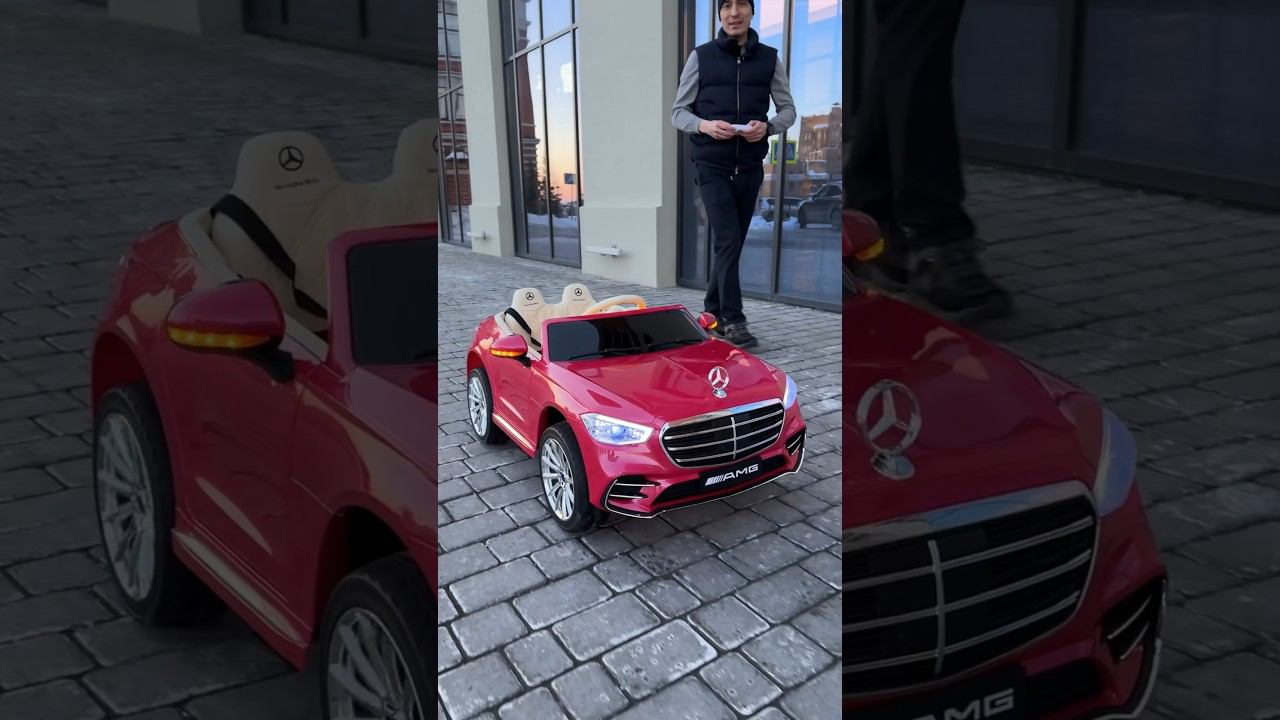 Получили новый детский электромобиль Mercedes-Benz Maybach S600. Сайт CARS-KIDS.COM смотреть онлайн