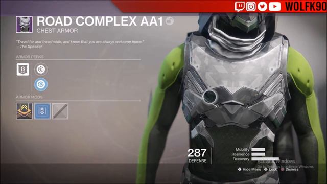 Destiny 2 | Road Complex AA1 Armor Set! Armor Set Showcase!!! [Hunter] смотреть онлайн