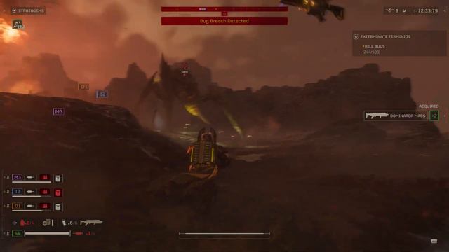 Helldivers 2 8K 60 FPS HDR ESTANU ERADICATE TERMINID SWARM Level 33 HELLDIVE EXO45 MECH смотреть онлайн