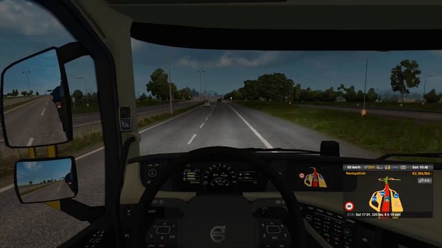 Euro Truck Simulator 2: 160 tons!!! - OVERSIZE CARGO #9 смотреть онлайн