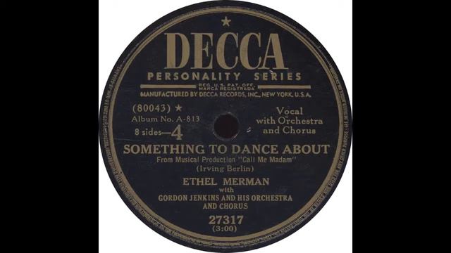 Decca 27317 – Something To Dance About – Ethel Merman смотреть онлайн