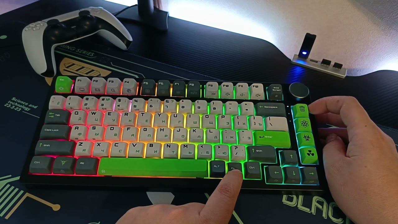 Обзор стильной игровой клавиатуры ZONE 51 citrin: три режима работы, RGB подсветка и удобное ПО смотреть онлайн