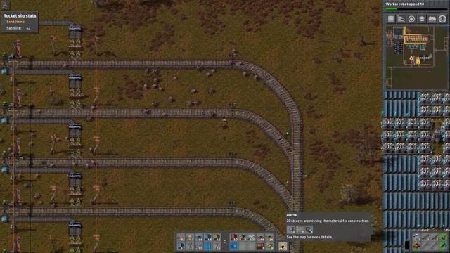 Factorio Modular Railworld #102 - New Stations for Old Trains смотреть онлайн