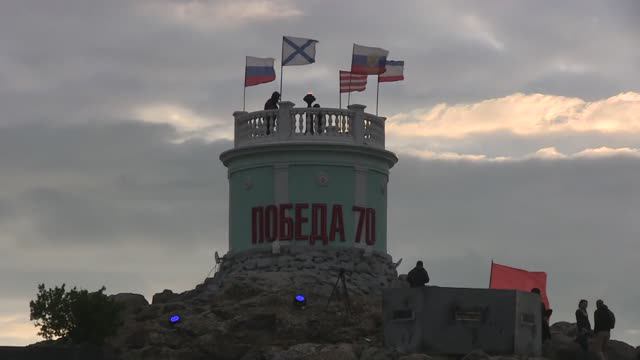 Керчь. Факельное шествие 8 мая 2015 г. смотреть онлайн