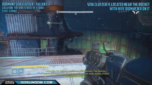 Destiny - Fallen 3.3 Dormant SIVA Cluster Location - Rise of Iron DLC смотреть онлайн