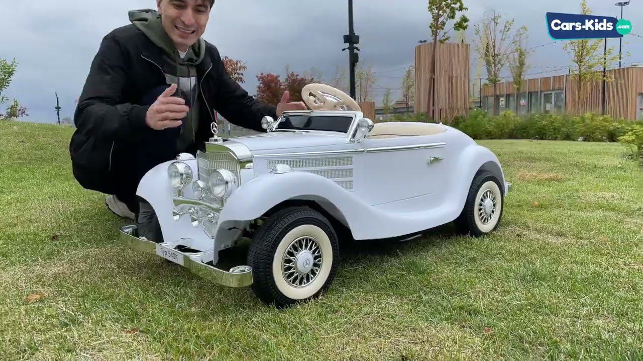 Детский электромобиль Mercedes Benz Retro Typ 540K 4WD