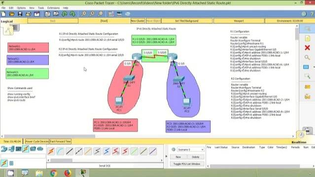 Configure IPv6 Directly Attached Static Route | CISCO Certification смотреть онлайн