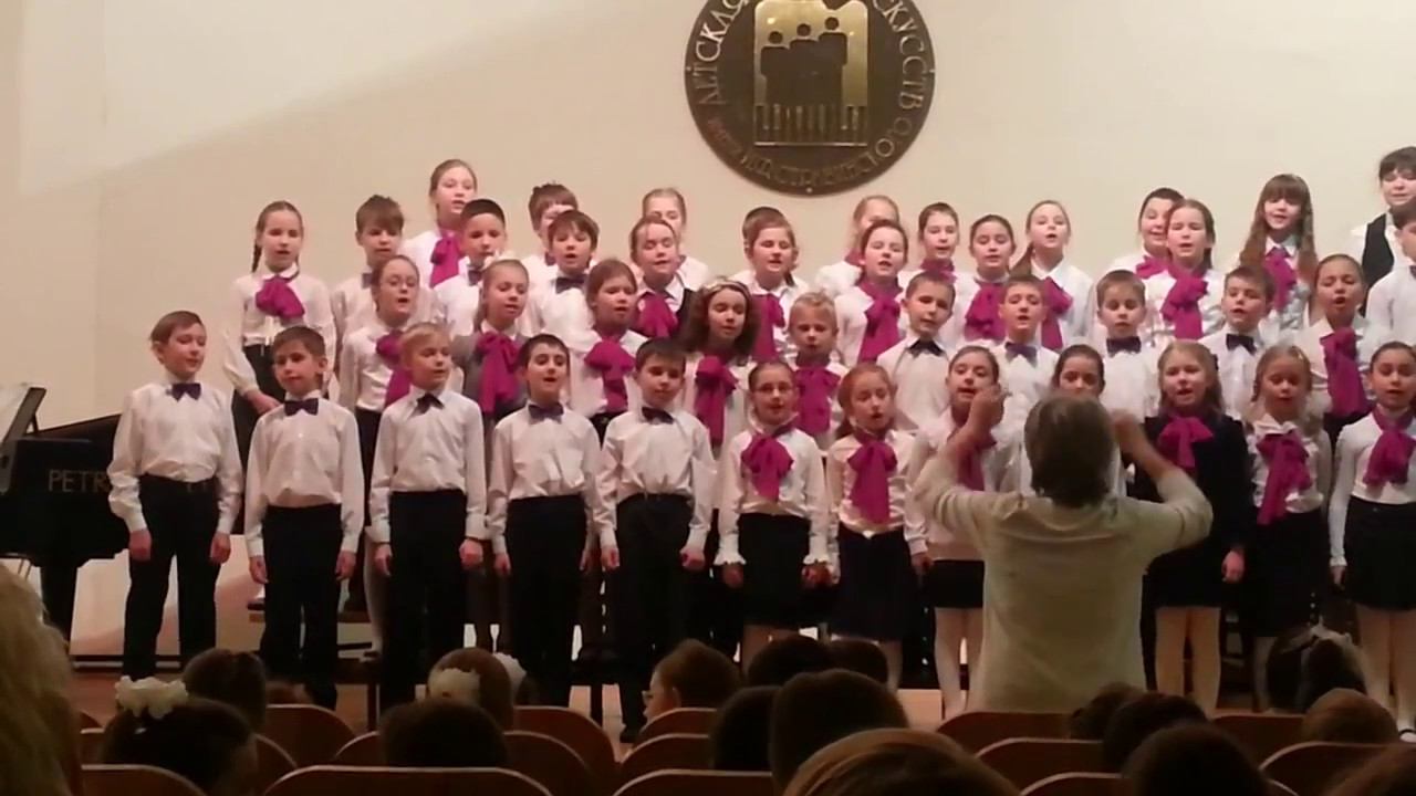 Школа Оборина, младший хор 01.03.2014 год смотреть онлайн