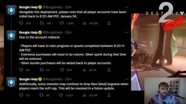 BUNGIE FIXED IT! WORST BUG IN DESTINY HISTORY GONE! смотреть онлайн