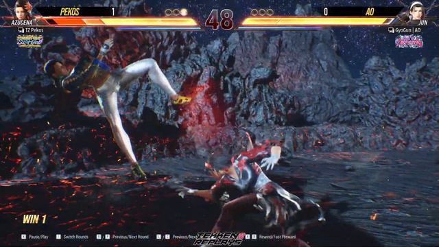 T8 🔥 AO (Jun) vs Pekos (Azucena) 🔥 Tekken 8 смотреть онлайн