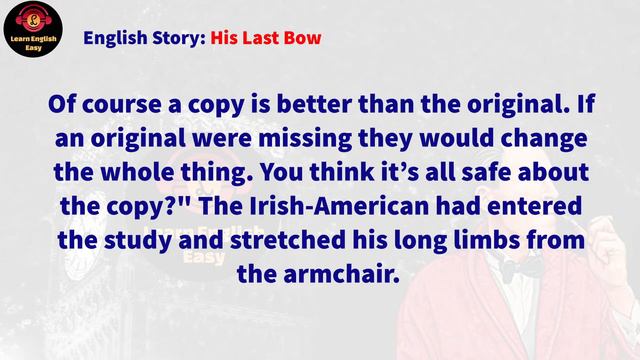 Learn English through story ★ Level 1: Sherlock Holmes His Last Bow смотреть онлайн