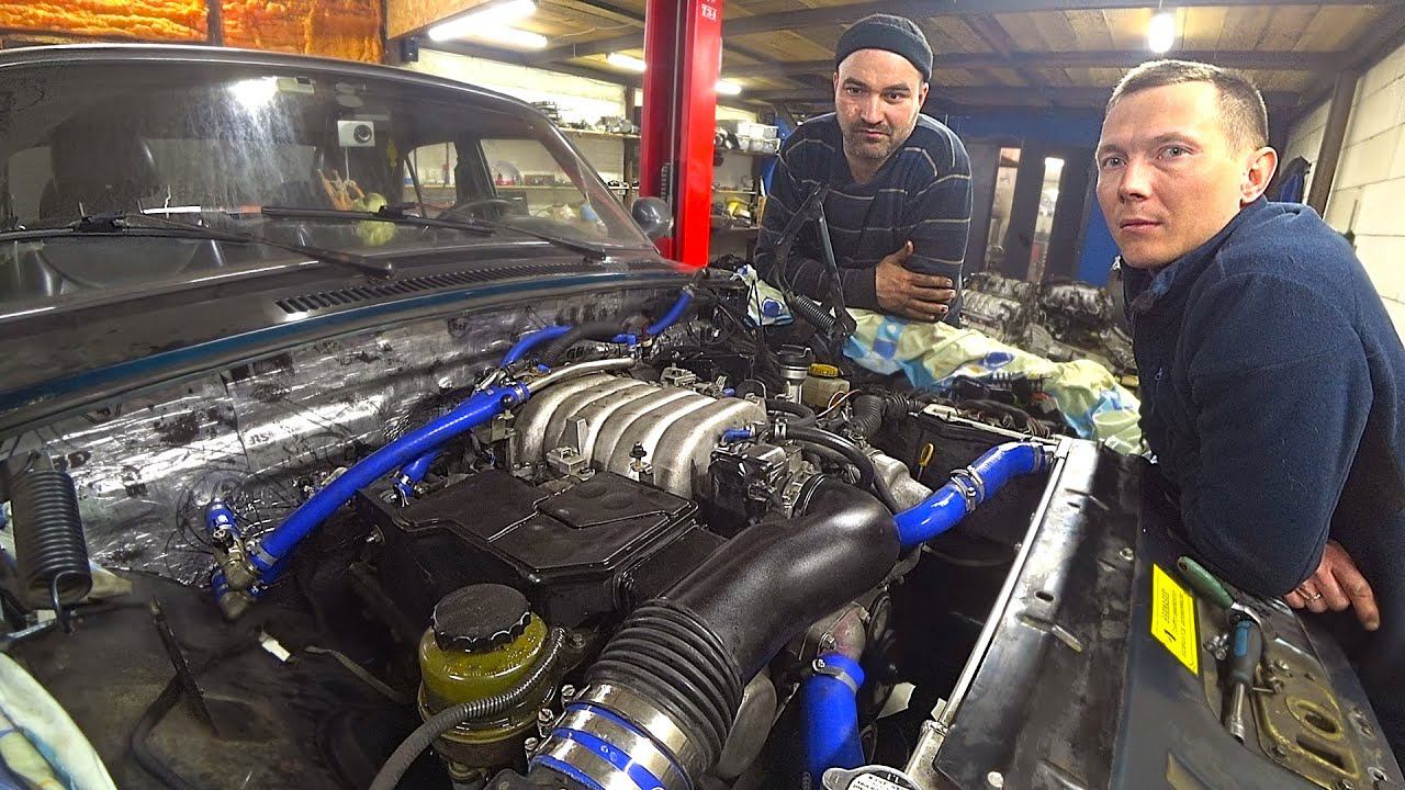 сделали пересвап Волга 31105 3uz  и застучал двс ! (нарукожопили)