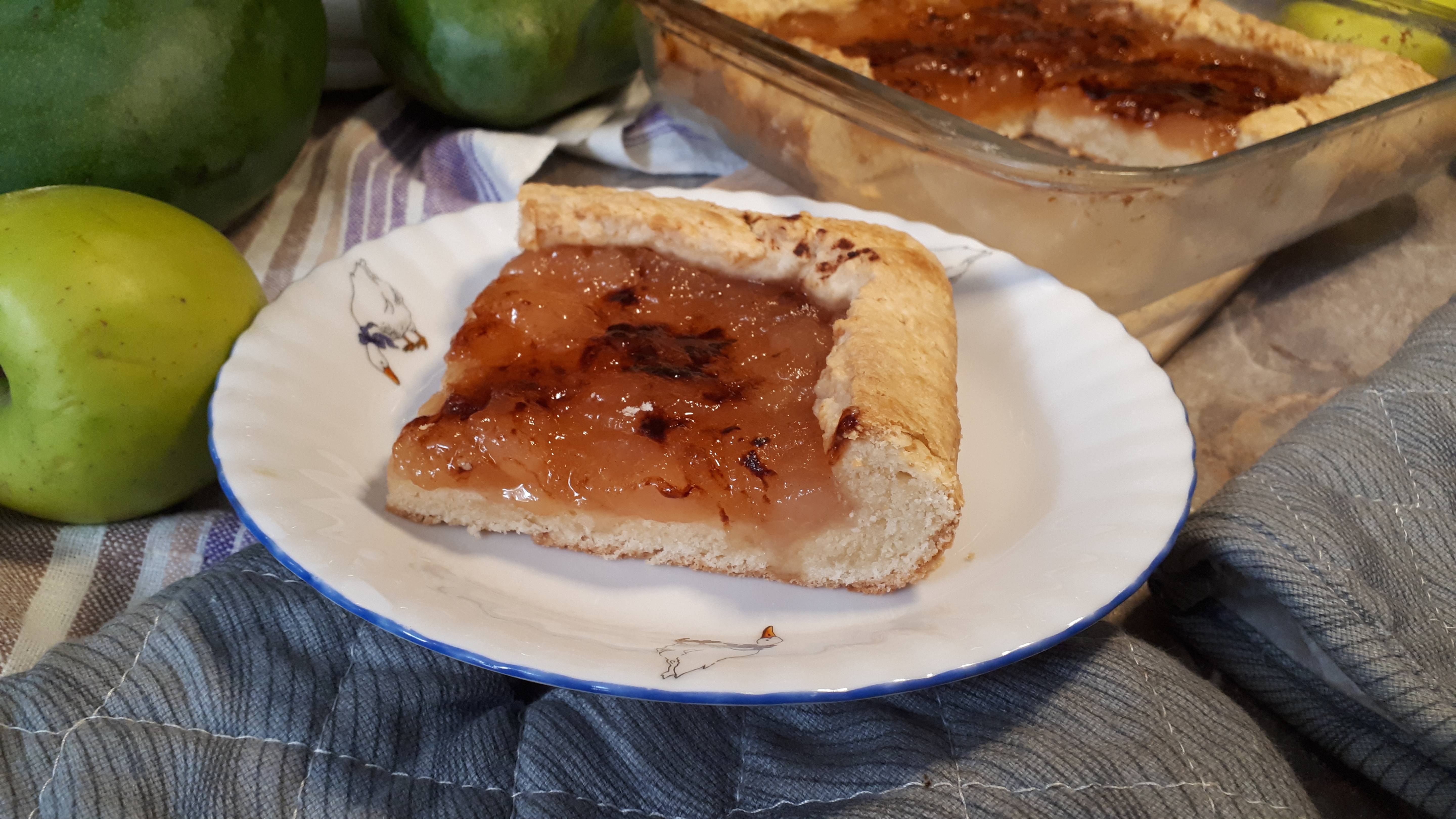 Пирог с яблочным варением смотреть онлайн