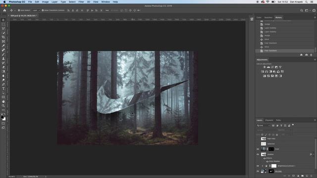Nike Wallpaper in Photoshop | Real-Time Graphic Design #4 смотреть онлайн