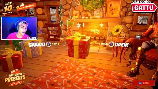 *OPEN* FREE SKIN IN FORTNITE - HOW TO OPEN FINAL PRESENT *WOOLY WARRIOR SKIN* WINTERFEST PRESENTS смотреть онлайн