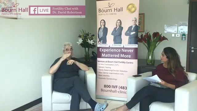 What causes Male infertility? Facebook Live Chat with Dr David Robertson смотреть онлайн
