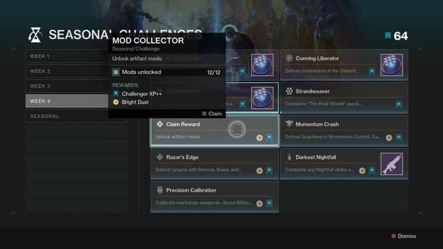 Destiny 2 - New Seasonal Challenges - Season 20: Week 4 смотреть онлайн