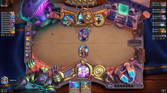 Llegando a Leyenda en Hearthstone! Rango 617 EU! Nueva expansion! Deck Mage Sin Esbirros! смотреть онлайн