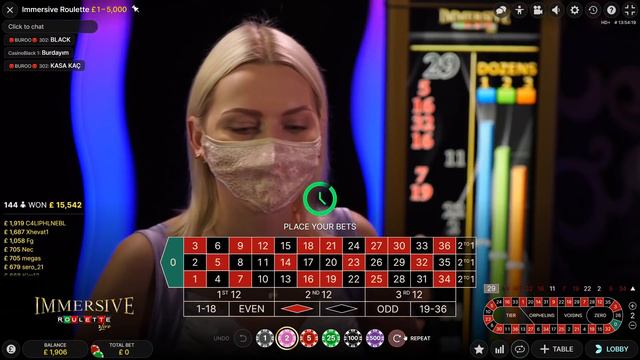 Immersive Roulette big win £200 to over £ ??000's - Amazing come back смотреть онлайн
