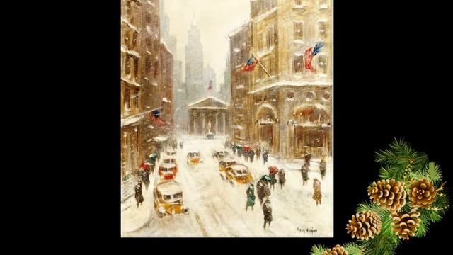 Winter in New York, paintings by Guy Carleton Wiggins смотреть онлайн