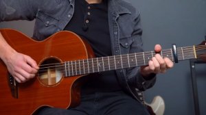a-Ha "Take On Me" Acoustic Guitar Lesson Tutorial