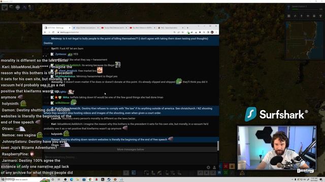 Destiny Talks About (Sam Hyde Calling Hasanabi out, Donating to Kiwi Farms, Keffals) смотреть онлайн
