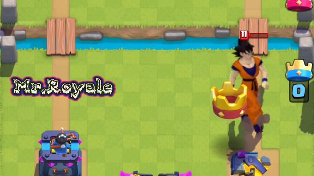 Goku Vs Royal Giant | 1v1 | Clash Royale смотреть онлайн