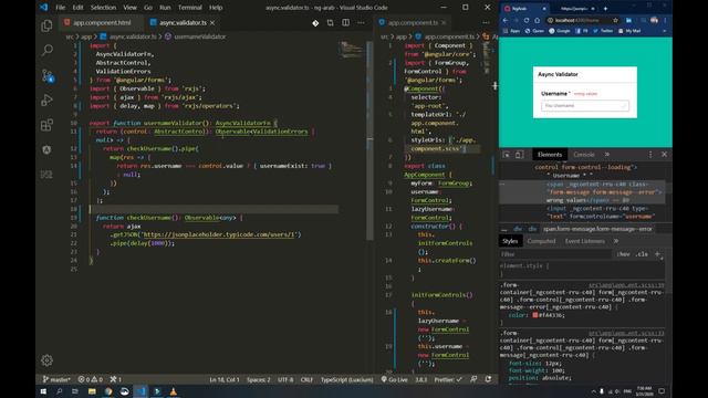 56.Forms - Part 11 - Async Validator #2 - Master Angular Framework In Arabic смотреть онлайн