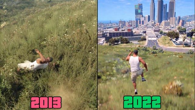 Fun Physics Grand Theft Auto 5 2013 vs 2022 GTA 5 Physics смотреть онлайн