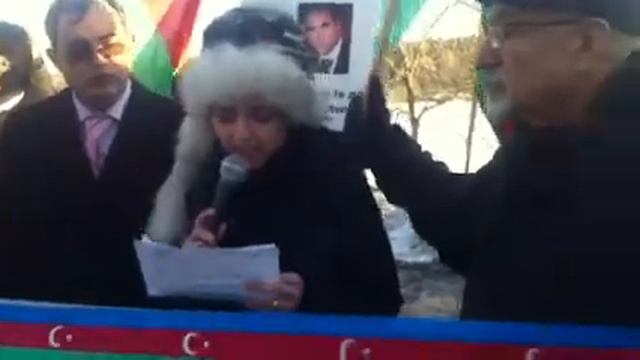 Azerbaijani turks protest outside Iranian Embassy in Stockholm 06.02.2011 Part2 смотреть онлайн
