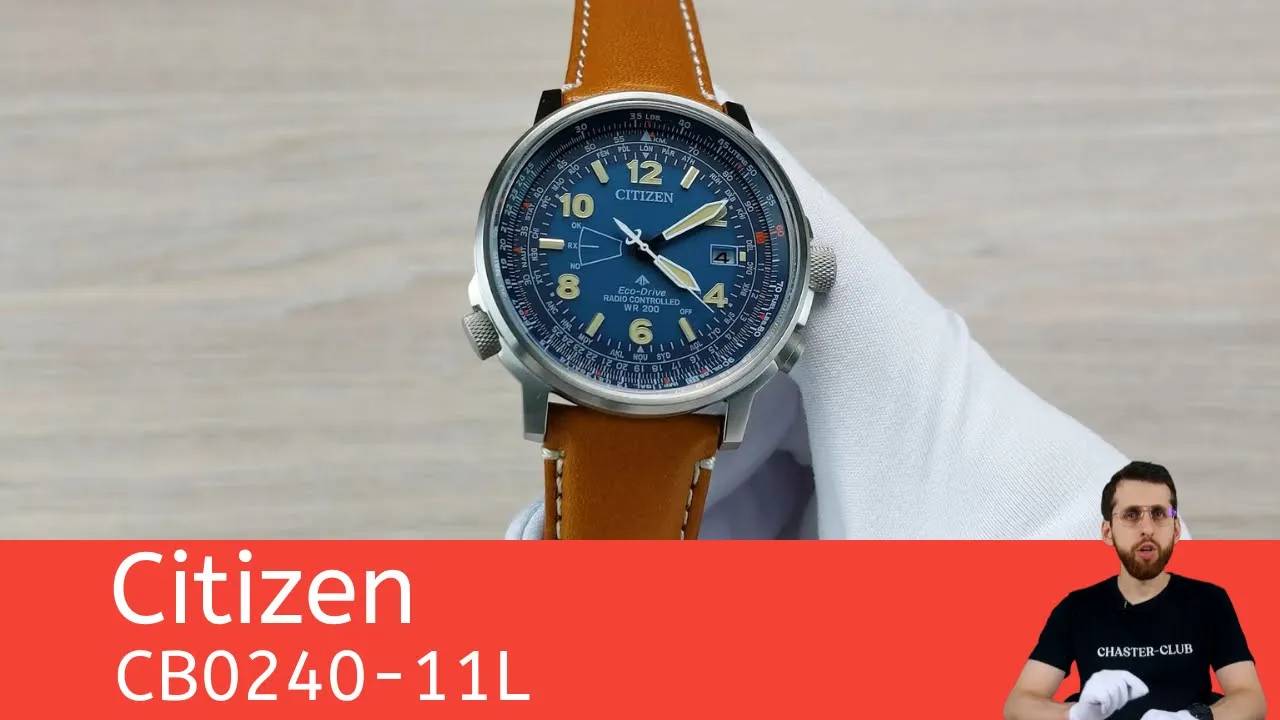 Сами заряжаются, сами выставляют время и делают вычисления / Citizen CB0240-11L
