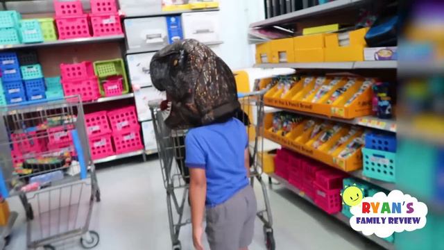 BACK TO SCHOOL SHOPPING with Ryan's Family Review!! смотреть онлайн