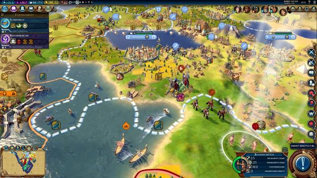 Civilization VI (Let's Play German/Deutsch) 🌍 48 (Strats-Tag Bonus) - England zeigt sich! смотреть онлайн