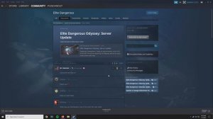 Elite Dangerous Odyssey - Server Update Fix?...NOPERS