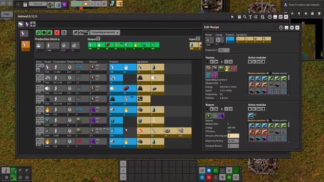 Factorio 1.1 Intermediate Helmod Tutorial смотреть онлайн