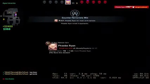 CSGO how i play on 100 ping смотреть онлайн