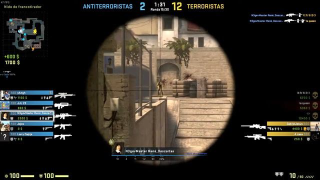 CSGO | 4 enemies 1 SCAR-20 | Mirage смотреть онлайн