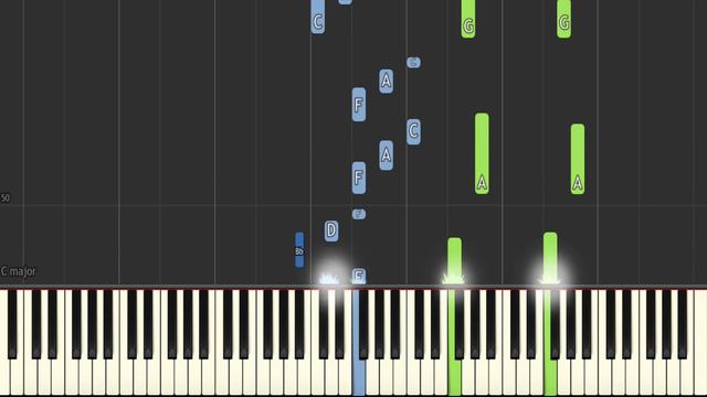 Last Leaf Falls Easy Version | Synthesia Tutorial смотреть онлайн