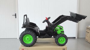 Сборка детского трактора электромобиля HL389