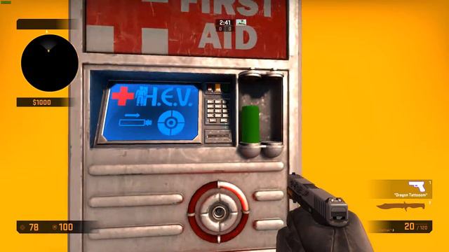 [CSGO] Black Mesa's health charger inside CS:GO смотреть онлайн