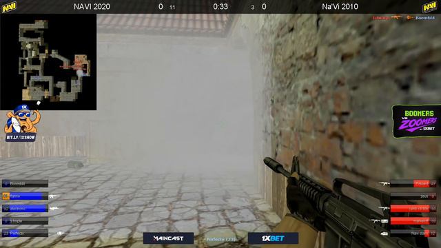 NaVi 2010 Vs NaVi 2020 SHOWMATCH - Counter-Strike 1.6 Maps
