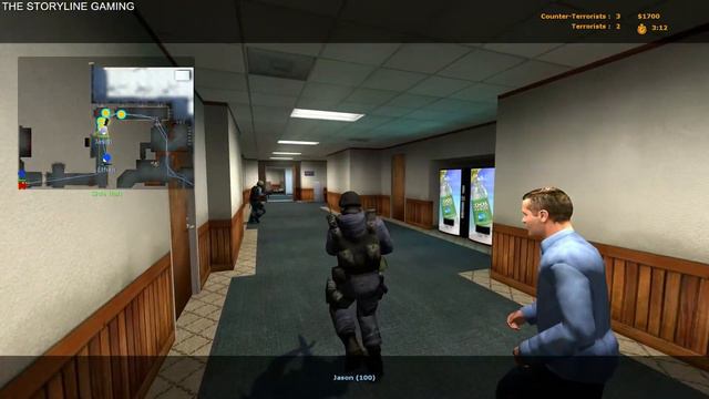 Counter Strike : Source - Office - Gameplay "Terrorist Forces" (with bots) No Commentary смотреть онлайн