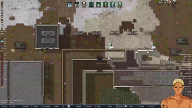The Visitor's Center! ~~ Let's Play RimWorld! Free Dag! 014 смотреть онлайн