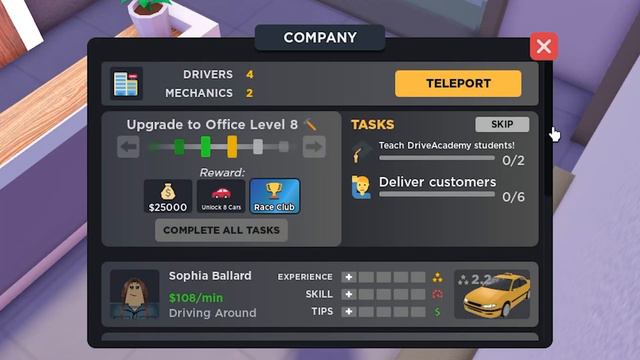 Can You Complete Taxi Boss Office As Fast As Possible (Roblox Taxi Boss)